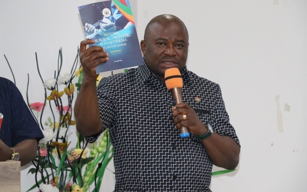 • Mr Acquah launching the document