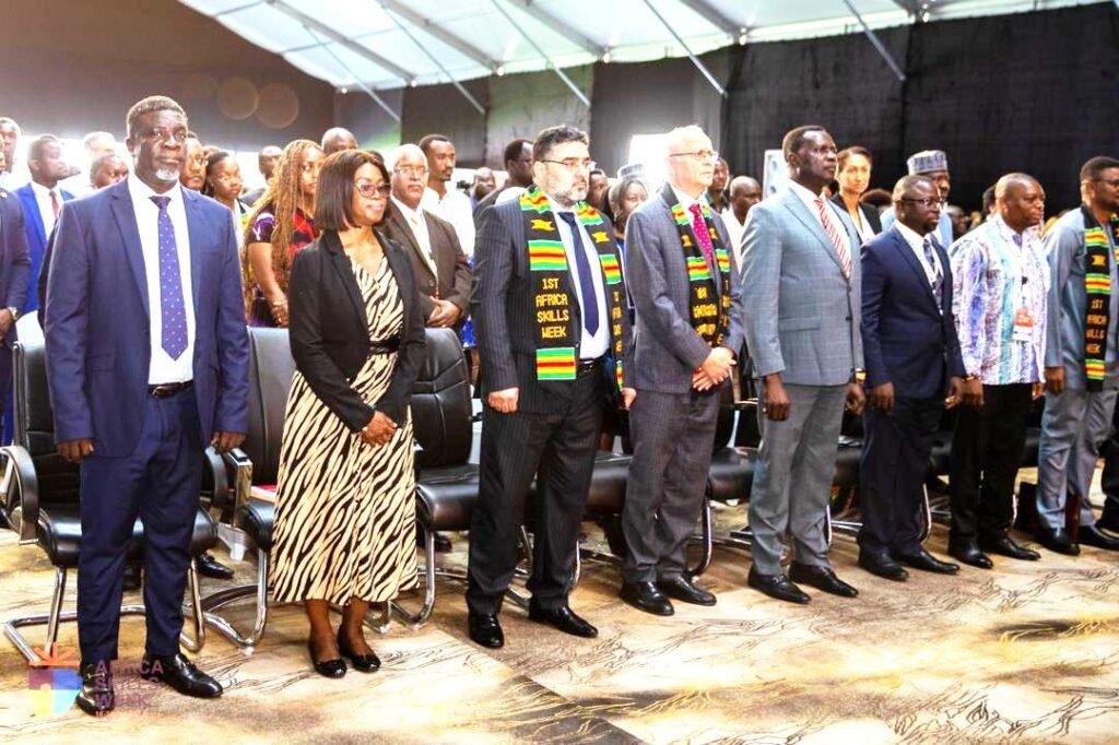 •
Dr Osei Adutwum (third from right), Education Minister, with other dignitaries in the programme