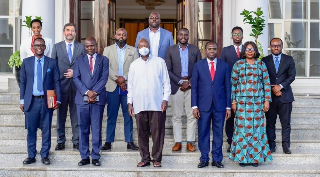 • Dr Joseph Siaw Agyepong (third from right) with some dignitaries after the meeting