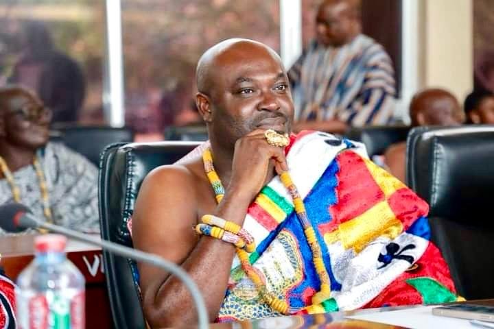 • Togbega Gabusu VII at the second GTC meeting at Hohoe