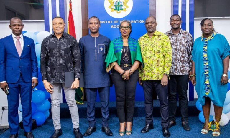 • Osafohene Dr Afua Asabea Asare (middle) with other dignitaries