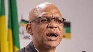 Pule Mabe said he was stepping down from the ANC executive committee, but "not because he is guilty"