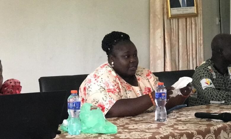 Ms Juliet Akorfa Akorlie addressing participants in the workshop
