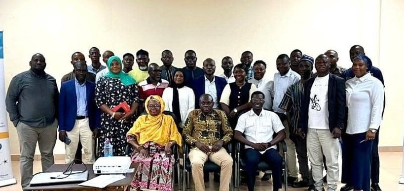 • Participants after the RTI Act training in Nalerigu