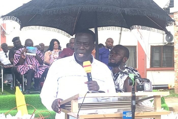 • Mr. Ignatius Baffour-Awuah speaking at the programme