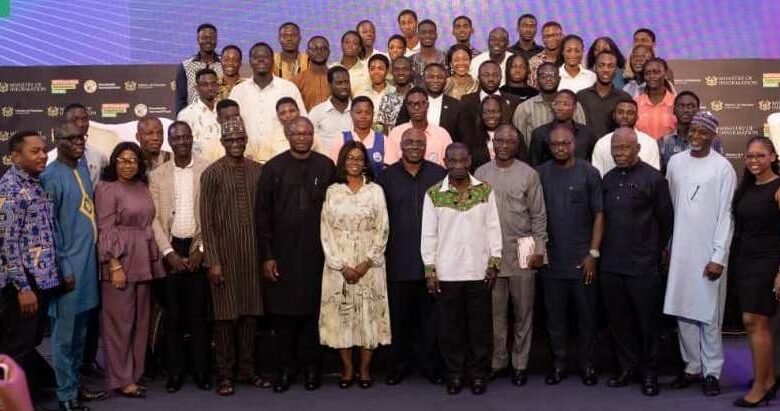 • Dr Richard Ampofo Boadu (middle) with the stakeholders at the forum