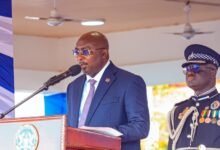 • Vice President Bawumia admiring dialysis machines