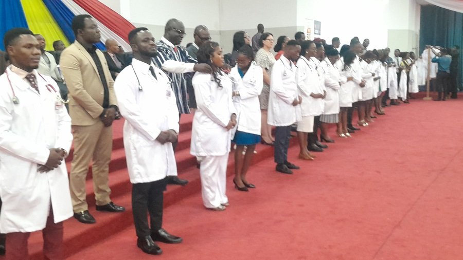 • A section of the students during the ceremony