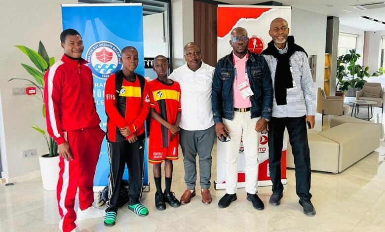 Members of the youth team and executive members of Ghana Skating