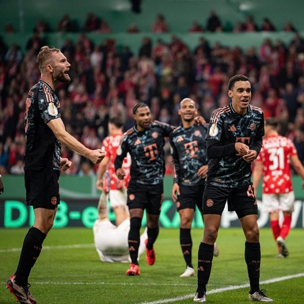 • Musiala leads the Bayern celebration