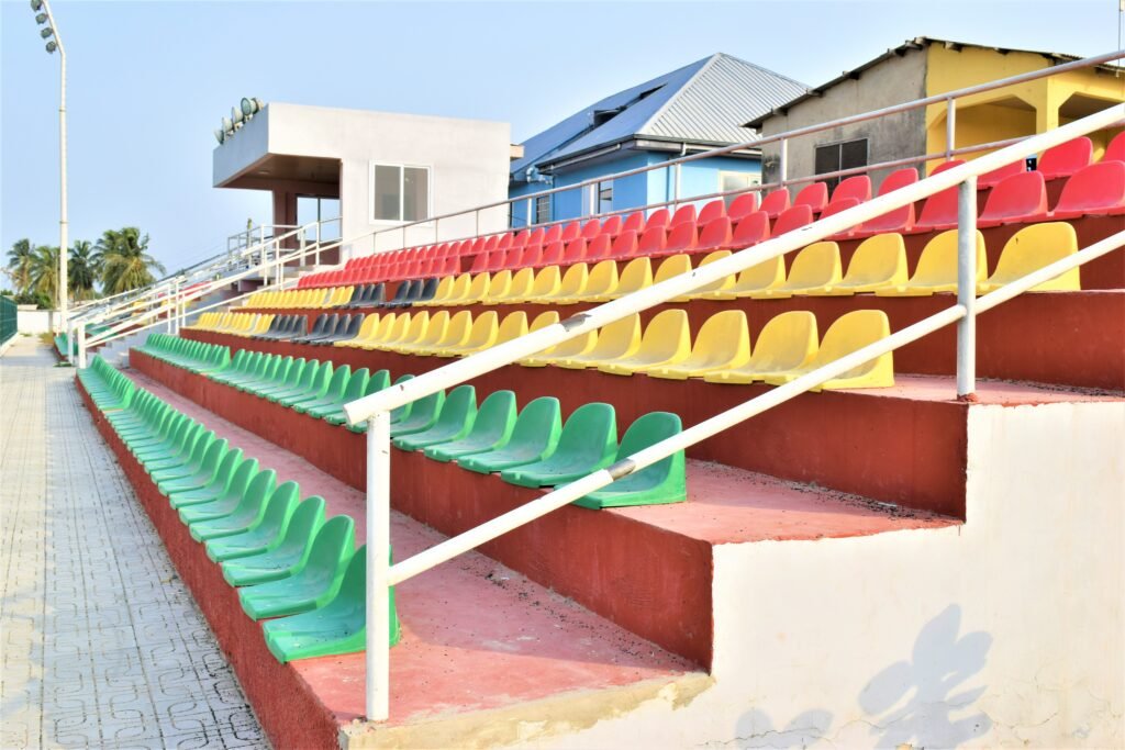 • The VVIP and VIP stands
at the Tuba Astro Turf