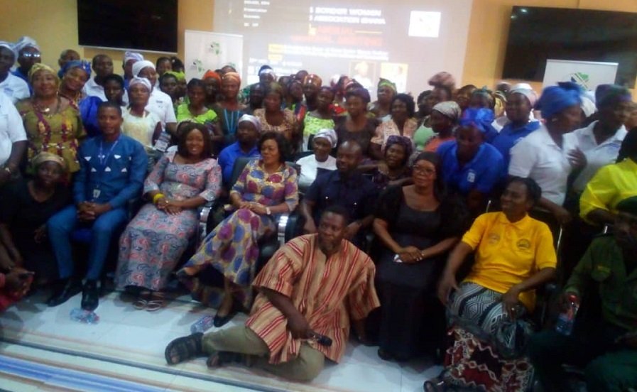 • Participants after the cross border women traders meeting