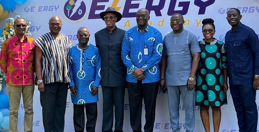 • Mr Sanie (third right), Mr Amonoo-Neizer (fourth right) with Mr Amissah-Arthur (fourth left) and other dignitaries after the launch