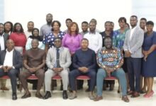 • Mr Larry George Botchwey (seated middle) with the participants