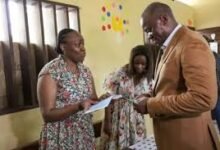 • Gabon's military leader (right) has hailed the referendum as a crucial step towards civilian rule