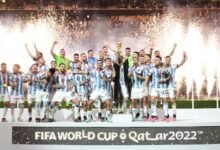 • Argentina celebrate the 2022 FIFA World Cup