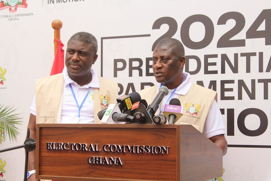 • Mr Samuel Tettey (right) with Dr Bossman Asare