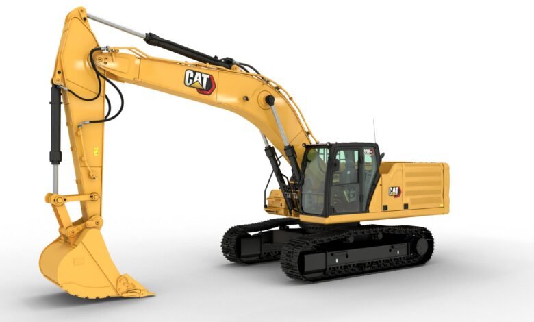 • An excavator