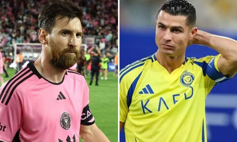 • Messi(left) • Ronaldo(right)