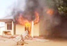 • The EC office in Damongo set ablaze