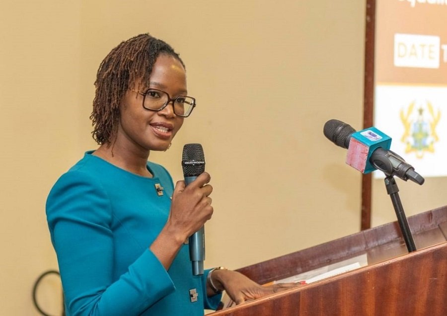 • Ms Emmily Naphambo (inset) speaking at the programme