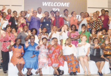 Ms Mercy Adjabeng (seated third from left) with participants and dignitaries after the forum. Photo: Stephanie Birikorang