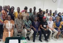 • Participants after the meeting