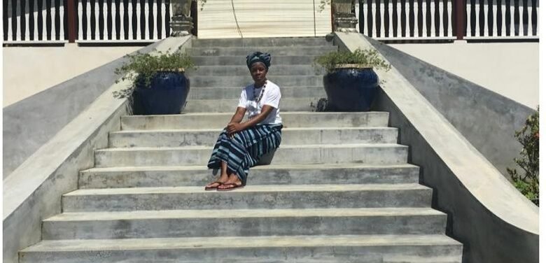 • The writer reflecting on the history at the iconic steps of King Prempeh I’s home in Les Mamelles, Seychelles –where the exiled King spent 24 years embodying resilience and shaping a legacy that endures