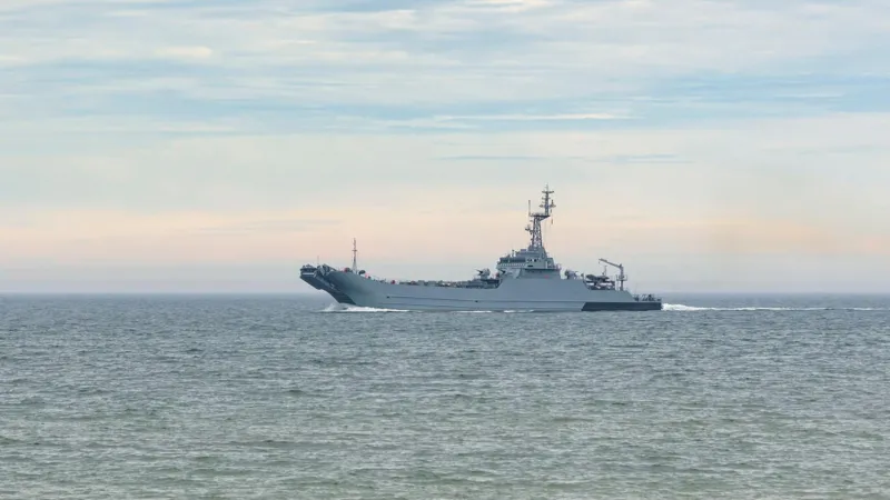 • Nato ship at sea