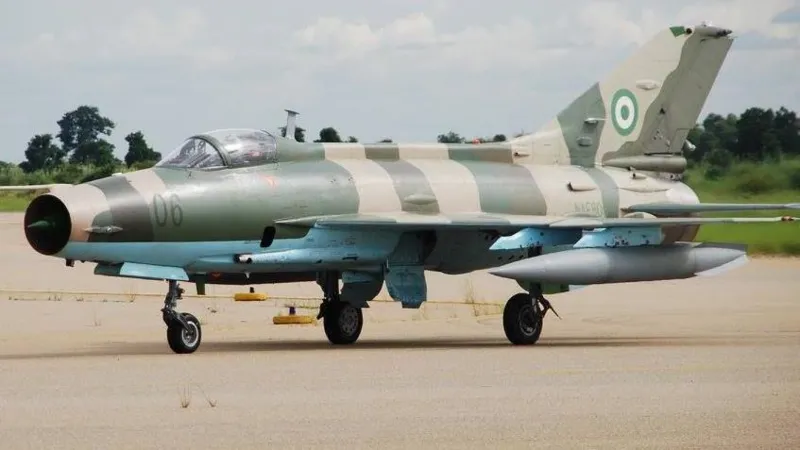 • Nigerian millitary jet