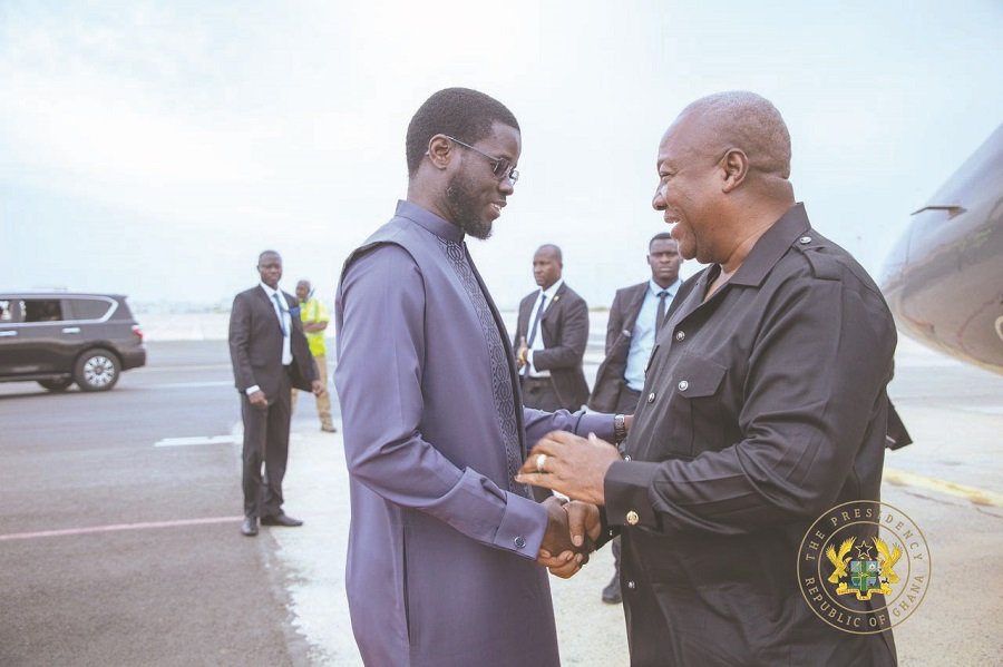 President Mahama and Senegal President Faye