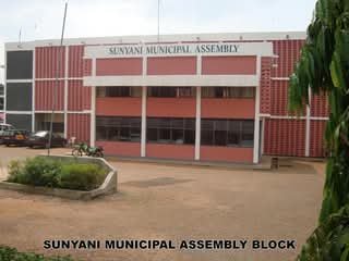 • Front View of Sunyani Assembly block