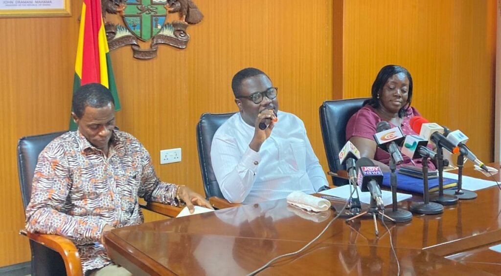 • Mr Kwame Kpekpena (fourth from right) with management