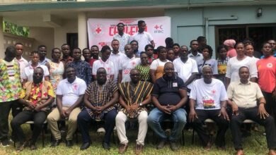 • Participants and facilitators after the training programme