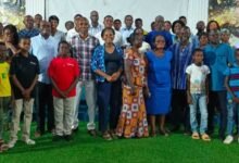 • Facilitators and some community members at the event