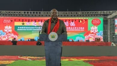 • President John Mahama addressing the Chinese Lantern Festival Gala