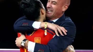 • Rubiales and Hermoso on that fateful evening