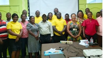 • Staff and stakeholders at the event