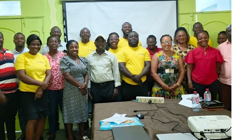 • Staff and stakeholders at the event