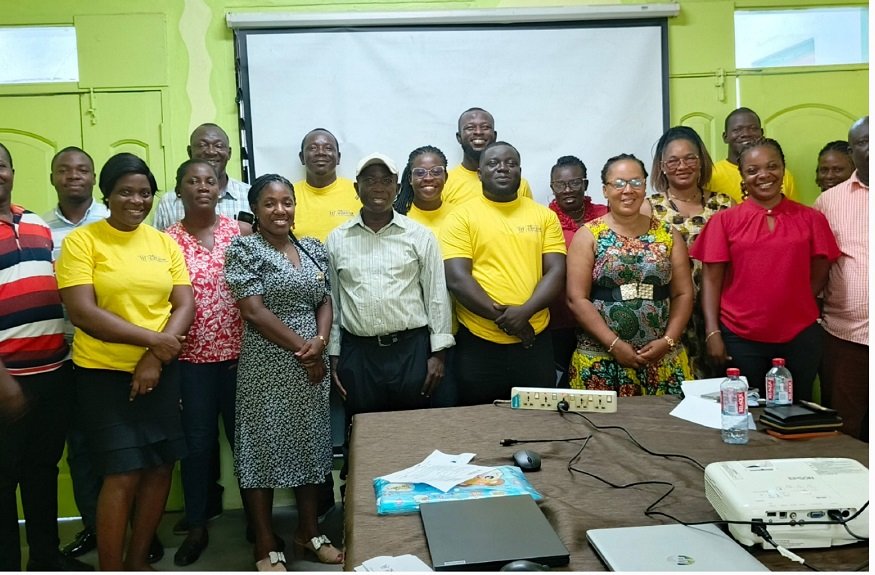 • Staff and stakeholders at the event