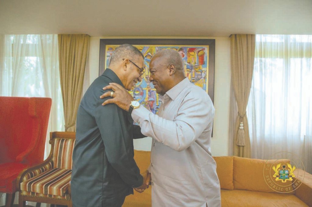 President Mahama holds talks with Deputy UK Prime Minister, São Tomé President