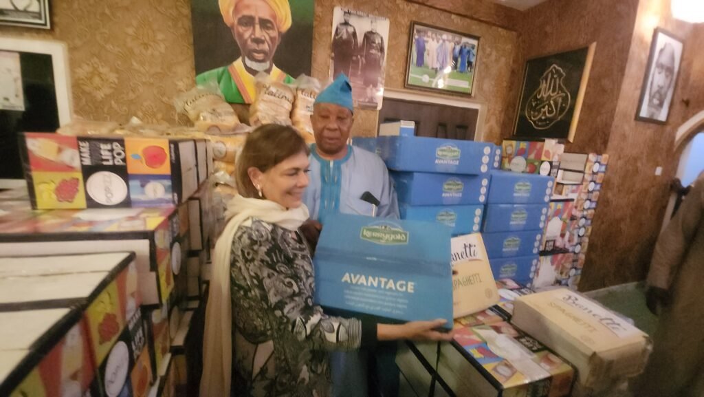 Alhaji Abdul Abdul Salam, Protocol to the National chief Imam received the items on his behalf