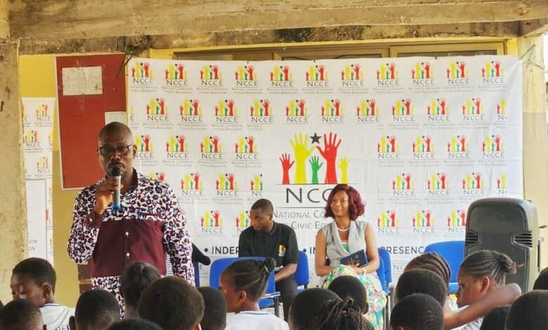 • Mr Agbenu speaking at the event