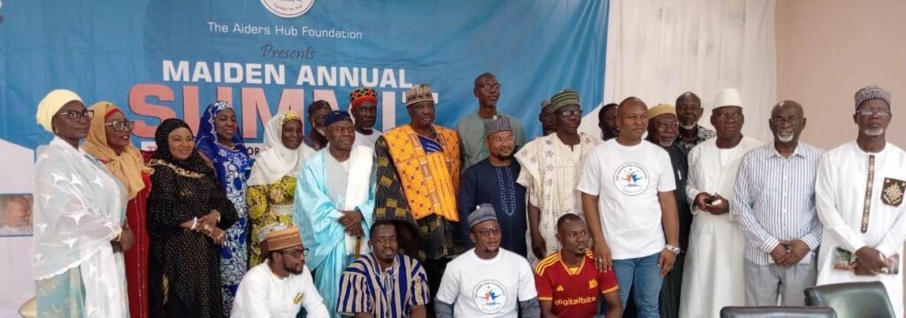 Dr Abdul Rahman Al-hassan (fourth from right) and Pishigu Andani (sixth) from left) with some of the participants after the programme.
