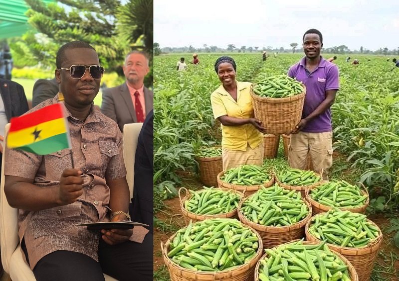 • Mr Paskal Rois with some of the (fianrsmete)r sspeaking