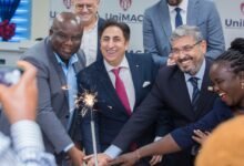 • Mr Kheir (middle) with some of the officials at the seminar