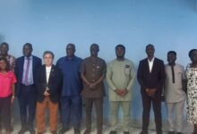 • Dr Sodzi-Tettey (fourth from right) with other dignitaries at the launch of the AEFI toolkit