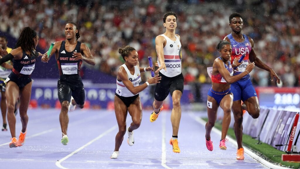 • A mixed relay event