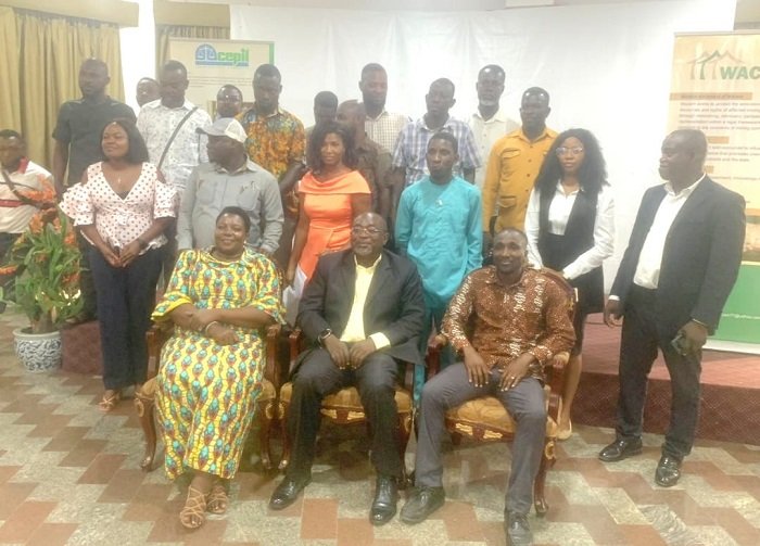 • Journalists at the Environmental Governance media training