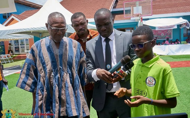 Dr Apaak (left) with others during the launch